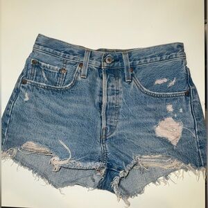 Levi’s 501 Original Cutoff Denim Shorts – W26 🤠 💙